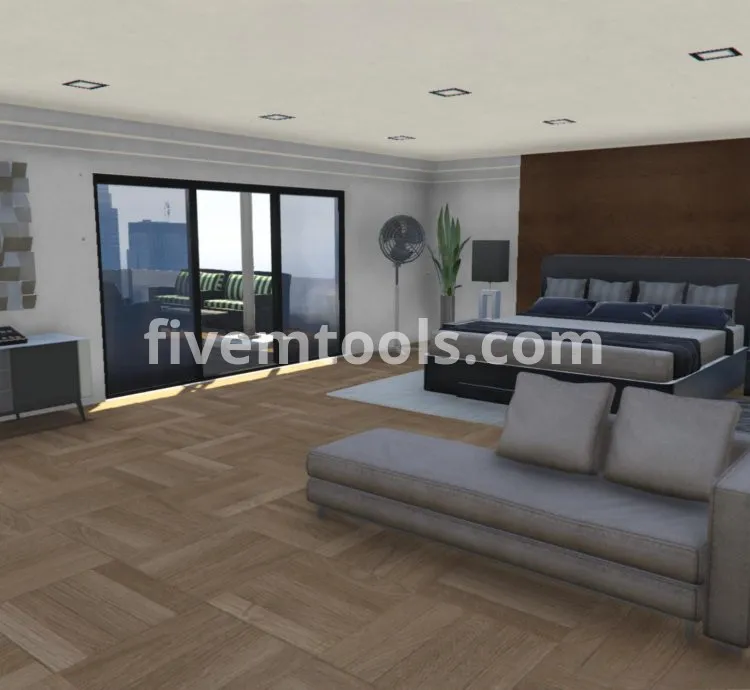 Vinewood Roof House MLO – FiveM Luxury Penthouse with Pool | Modern Villa