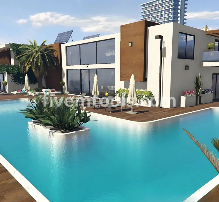Vinewood Roof House MLO – FiveM Luxury Penthouse with Pool | Modern Villa