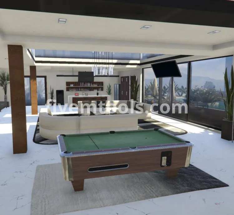 Vinewood Roof House MLO – FiveM Luxury Penthouse with Pool | Modern Villa