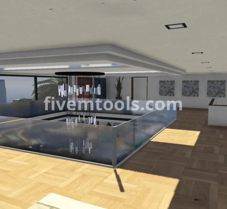 Vinewood Roof House MLO – FiveM Luxury Penthouse with Pool | Modern Villa