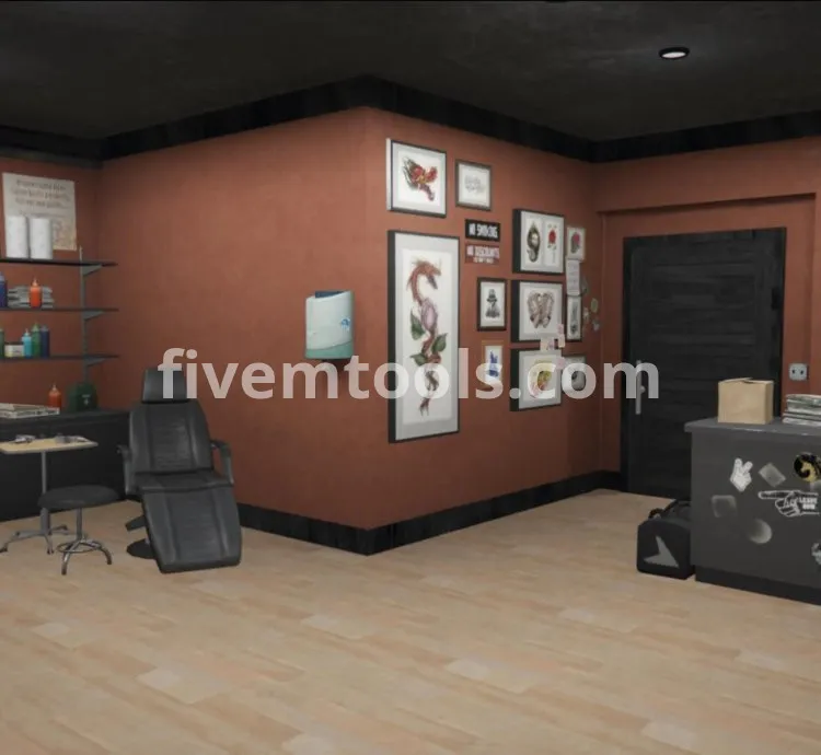 Vinewood MC Club + Tattoo MLO – FiveM Biker Clubhouse & Tattoo Parlor Map