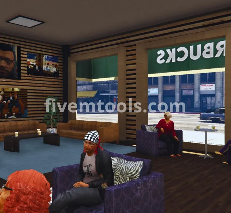 Starbucks Coffee MLO | FiveM Coffee Shop | Business MLO | FiveM Café Interior | Optimized & High Quality