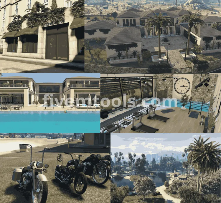 FiveM 700+ MLO Mega Pack | Luxury Homes, Police, Nightclubs, Shops & More | FiveM Ready & Optimized