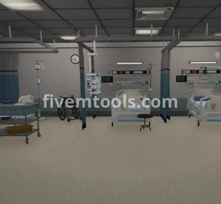 FiveM Ocean Hospital MLO | 6-Story Medical Center | FiveM Hospital Interior | Optimized EMS Roleplay Map | FiveM Ready