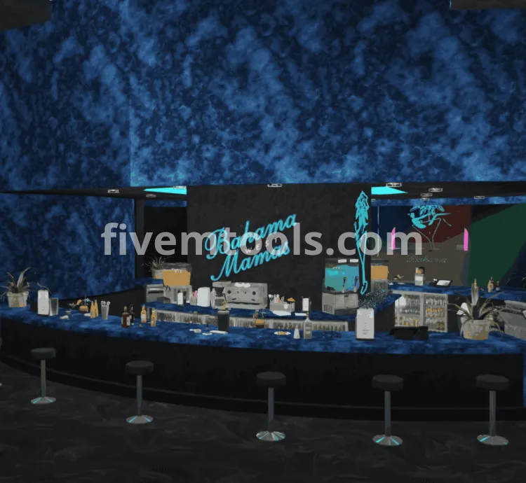 FiveM Bahama West Mamas MLO | Night Club & Bar Interior | Business RP | Optimized & FiveM Ready