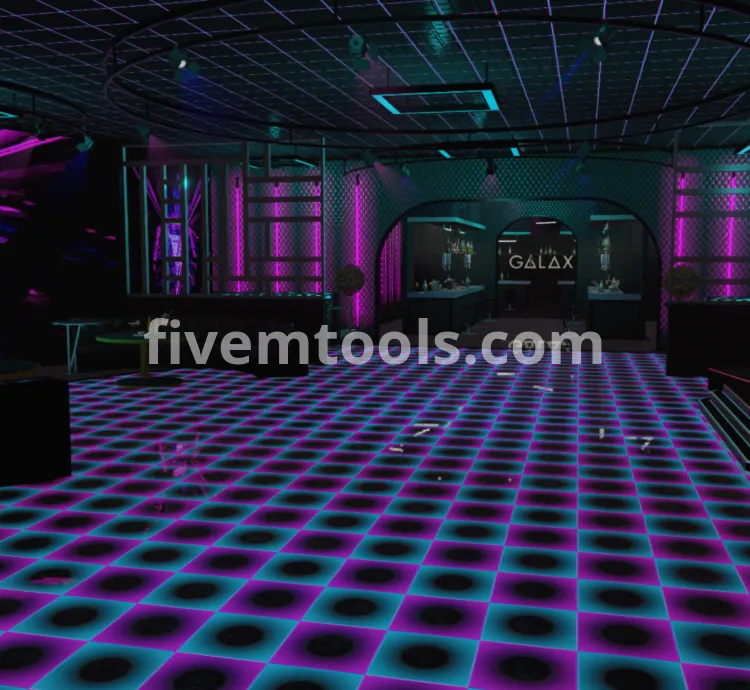 FiveM Galaxy Night Club MLO | Neon RP Club Interior | Optimized FiveM Nightlife Map | High Quality & FiveM Ready