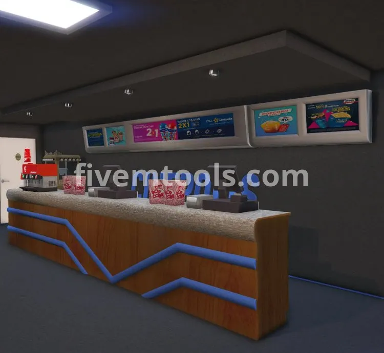 FiveM Vinewood Cinema MLO | Realistic Movie Theater Interior | Optimized & High Quality | RP Event Ready | FiveM Ready