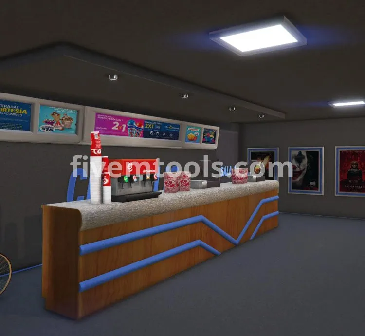 FiveM Vinewood Cinema MLO | Realistic Movie Theater Interior | Optimized & High Quality | RP Event Ready | FiveM Ready