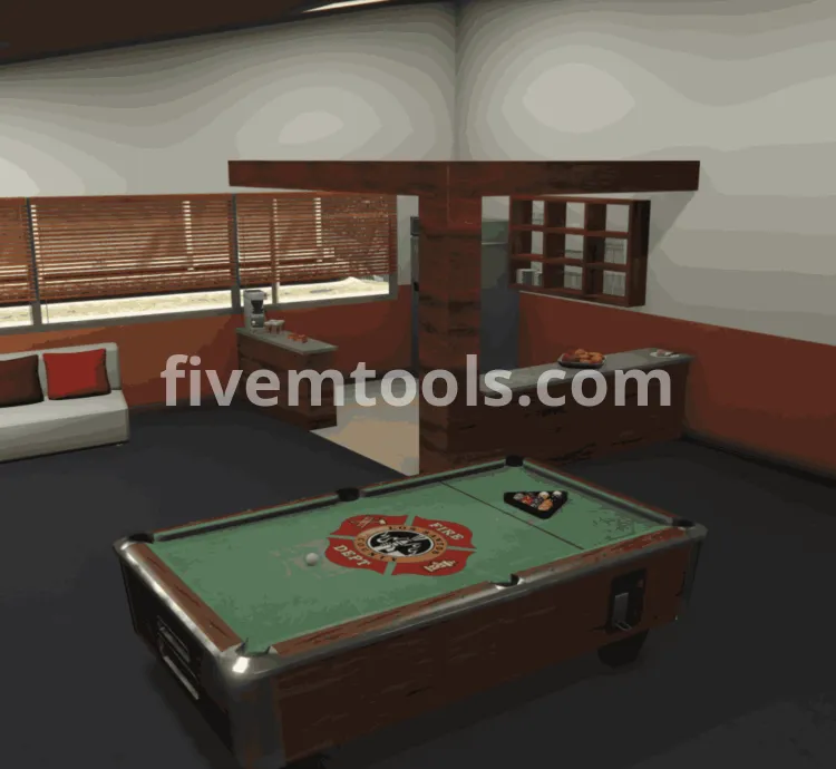 FiveM Fire Department MLO | Davis Fire Station Interior | Emergency RP | FiveM Ready & Optimized