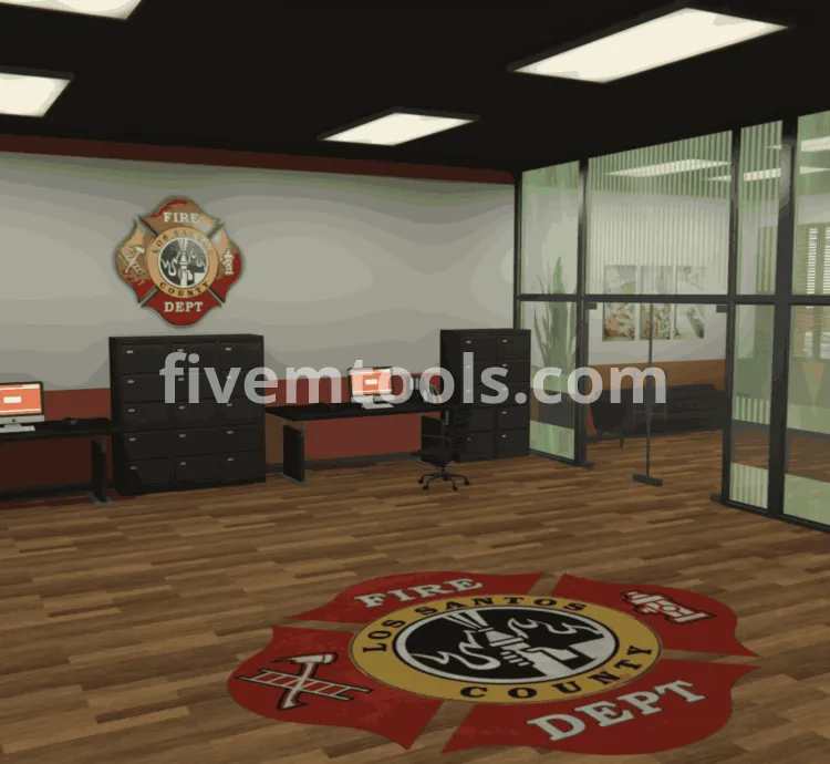 FiveM Fire Department MLO | Davis Fire Station Interior | Emergency RP | FiveM Ready & Optimized