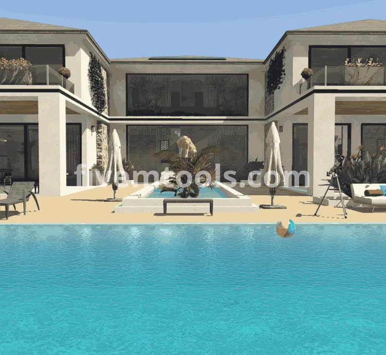 FiveM Desert Mansion MLO | Custom Luxury Villa Interior | High-End RP | FiveM Ready & Optimized