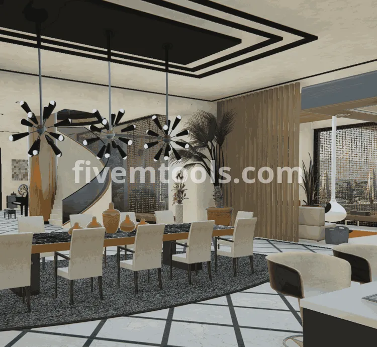 FiveM Desert Mansion MLO | Custom Luxury Villa Interior | High-End RP | FiveM Ready & Optimized