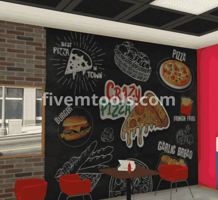 FiveM Dominos MLO | Pizza Restaurant Interior | Business RP | FiveM Ready & Optimized