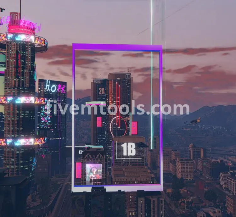 FiveM Cyberpunk City Mod | Futuristic Neon Town + Office | Sci-Fi Roleplay Map | Optimized & FiveM Ready