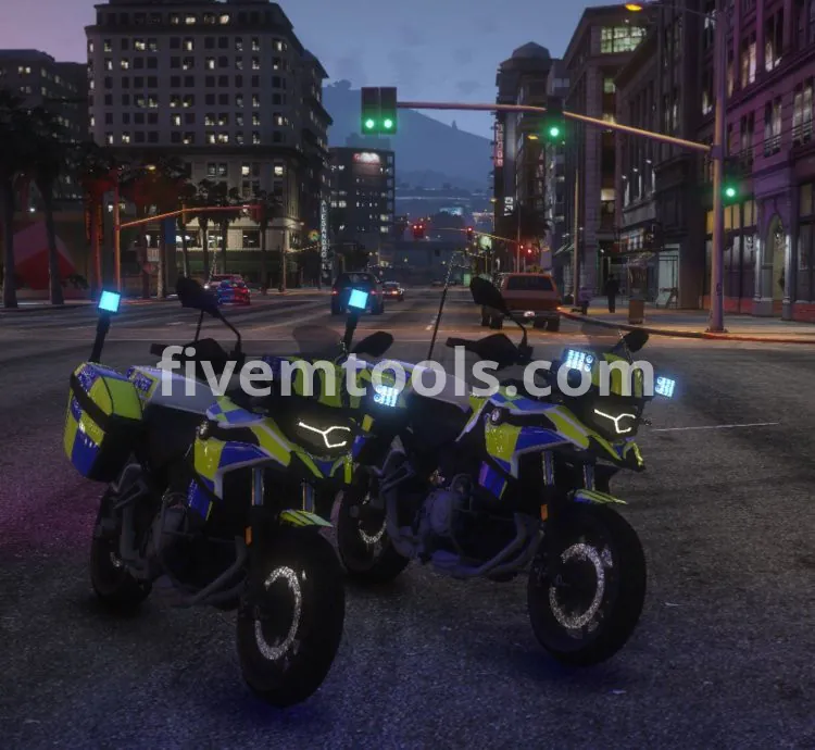 FiveM BMW UK Police Motorcycle Pack | 2 British Bikes | Optimized & Drag & Drop Ready