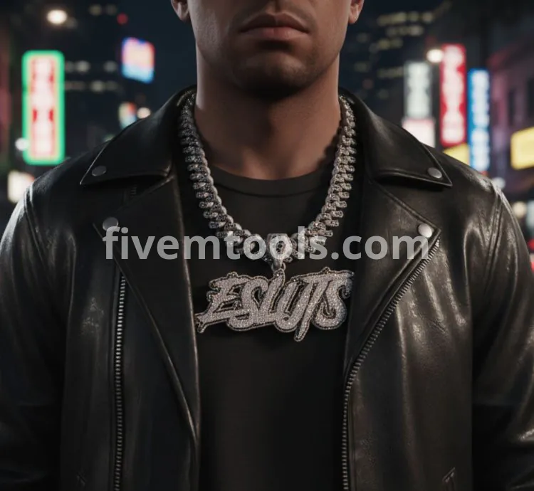 FiveM Custom Diamond Chain | Realistic ESLUTS Jewelry Prop | Optimized & Ready to Use