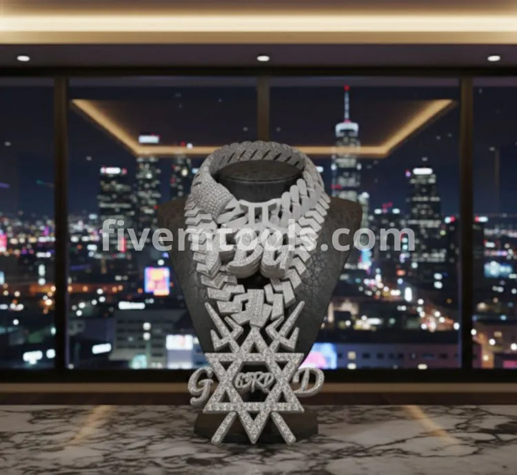 FiveM Diamond FBG Chain | Realistic Character Jewelry | Optimized & Drag & Drop Ready