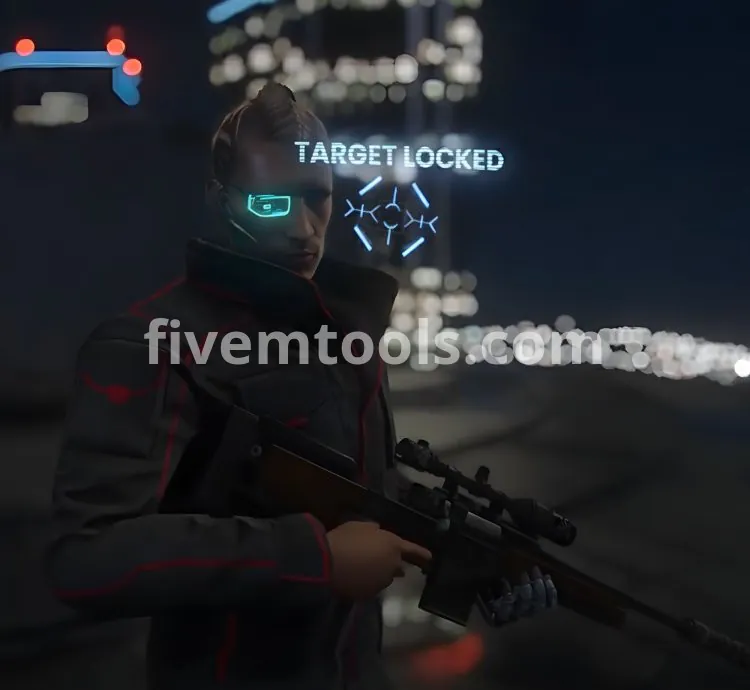 FiveM Cyber Human “Barry” Ped | Futuristic Cyborg Character | 160+ Custom Textures | Optimized & Drag & Drop Ready