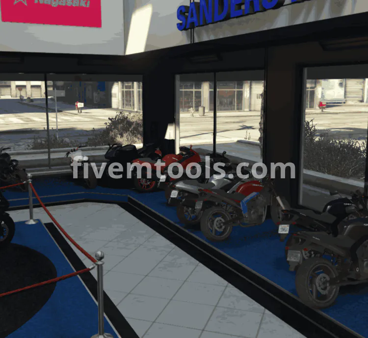 FiveM Motorcycle Dealership MLO | Custom Bike Showroom | Lore-Friendly & Optimized Business Interior