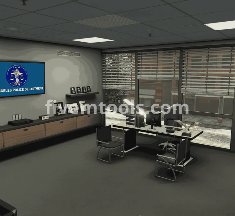 FiveM Premium Police Department MLO | Realistic, Optimized & Fully Customizable
