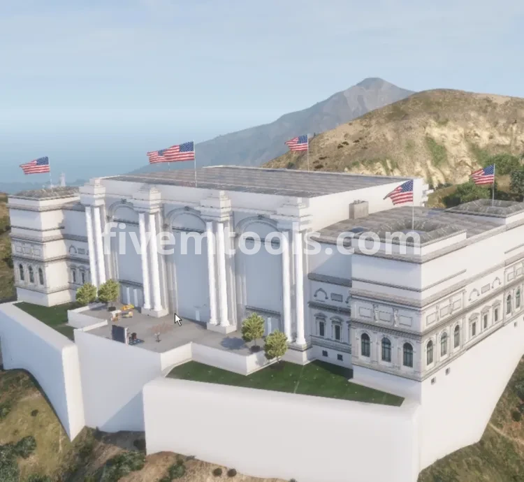 Los Santos City Hall MLO for FiveM | Government RP Building | Mayor Office, Meeting Rooms, Court Areas | Optimized RP Map
