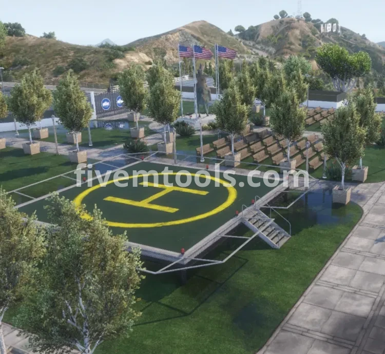 Los Santos City Hall MLO for FiveM | Government RP Building | Mayor Office, Meeting Rooms, Court Areas | Optimized RP Map