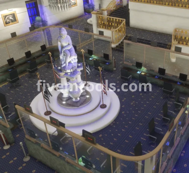 Los Santos City Hall MLO for FiveM | Government RP Building | Mayor Office, Meeting Rooms, Court Areas | Optimized RP Map