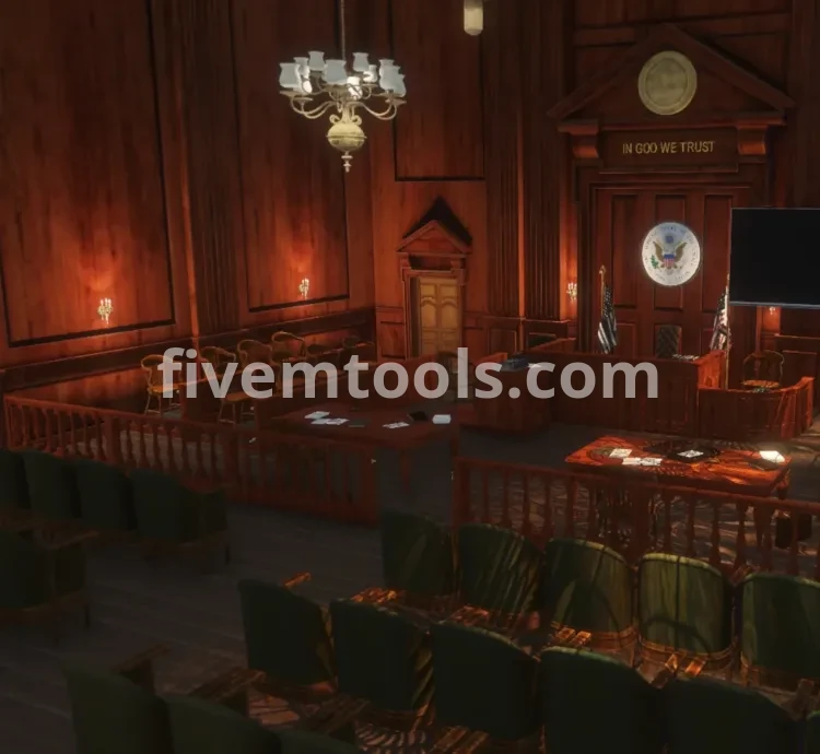 Los Santos City Hall MLO for FiveM | Government RP Building | Mayor Office, Meeting Rooms, Court Areas | Optimized RP Map