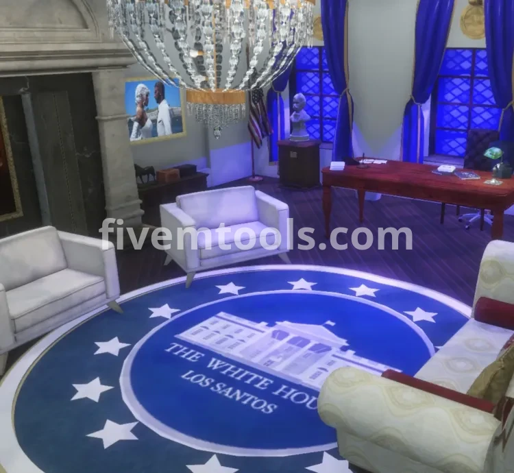 Los Santos City Hall MLO for FiveM | Government RP Building | Mayor Office, Meeting Rooms, Court Areas | Optimized RP Map