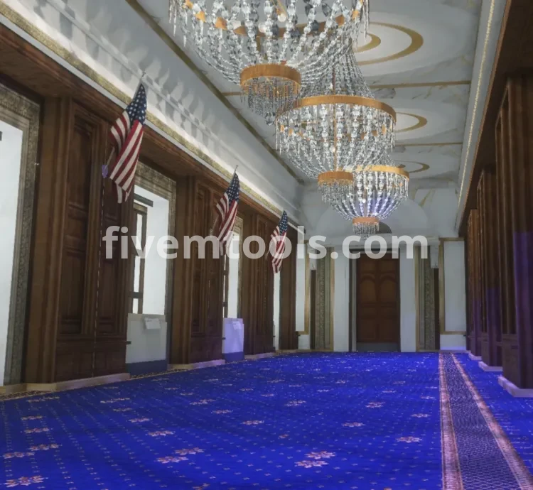 Los Santos City Hall MLO for FiveM | Government RP Building | Mayor Office, Meeting Rooms, Court Areas | Optimized RP Map