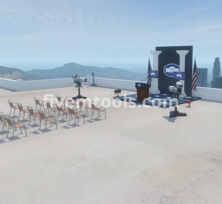 Los Santos City Hall MLO for FiveM | Government RP Building | Mayor Office, Meeting Rooms, Court Areas | Optimized RP Map