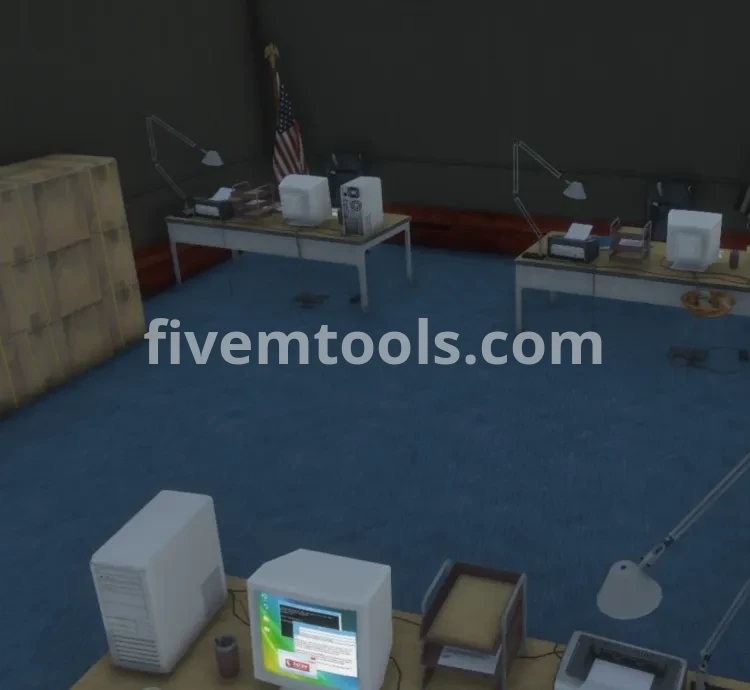 Los Santos City Hall MLO for FiveM | Government RP Building | Mayor Office, Meeting Rooms, Court Areas | Optimized RP Map