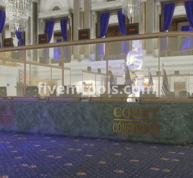 Los Santos City Hall MLO for FiveM | Government RP Building | Mayor Office, Meeting Rooms, Court Areas | Optimized RP Map