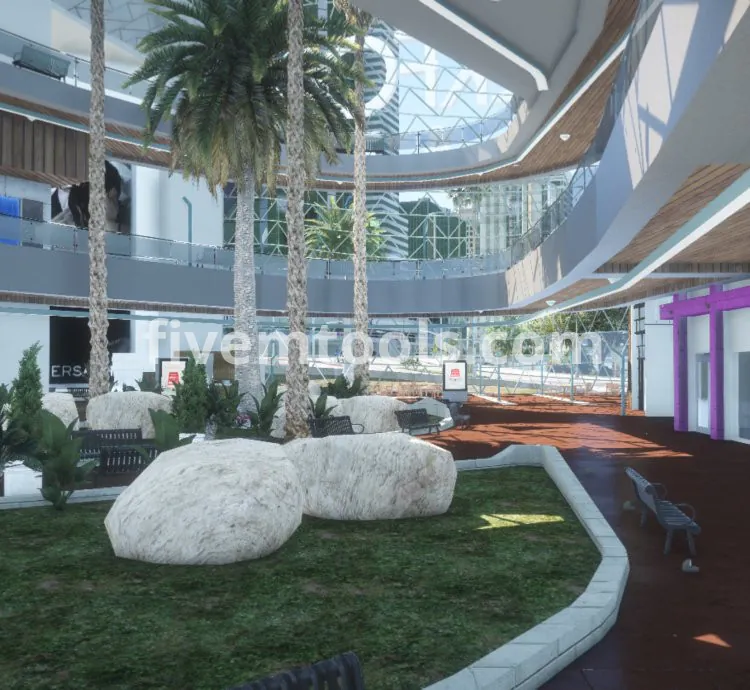 Rockford Plaza Mall MLO | Lore-Friendly Shopping Center | FiveM RP Interior