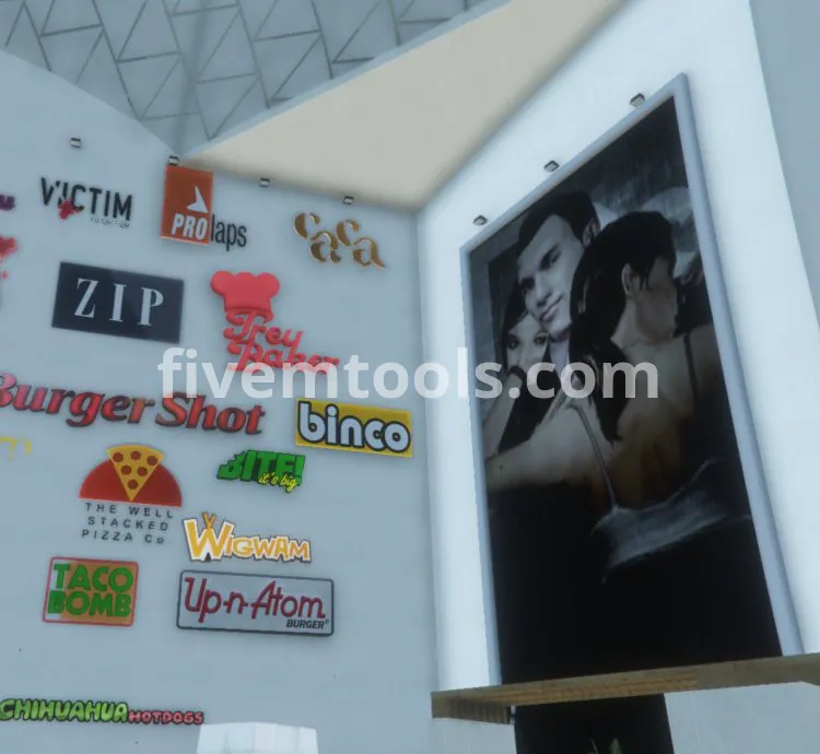 Rockford Plaza Mall MLO | Lore-Friendly Shopping Center | FiveM RP Interior