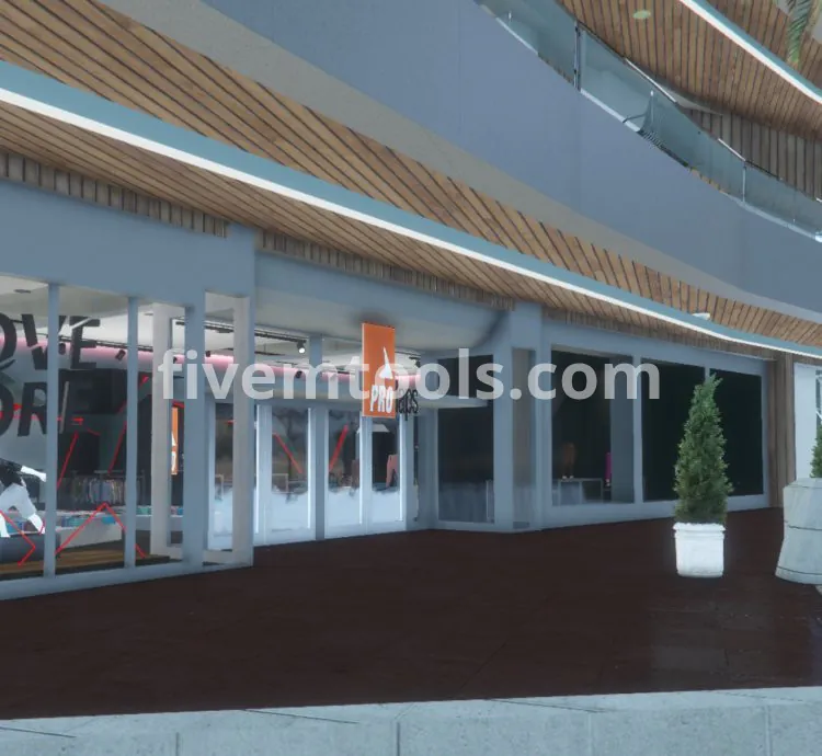 Rockford Plaza Mall MLO | Lore-Friendly Shopping Center | FiveM RP Interior