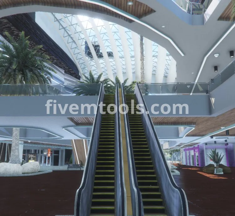 Rockford Plaza Mall MLO | Lore-Friendly Shopping Center | FiveM RP Interior
