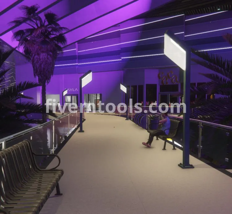 Rockford Plaza Mall MLO | Lore-Friendly Shopping Center | FiveM RP Interior