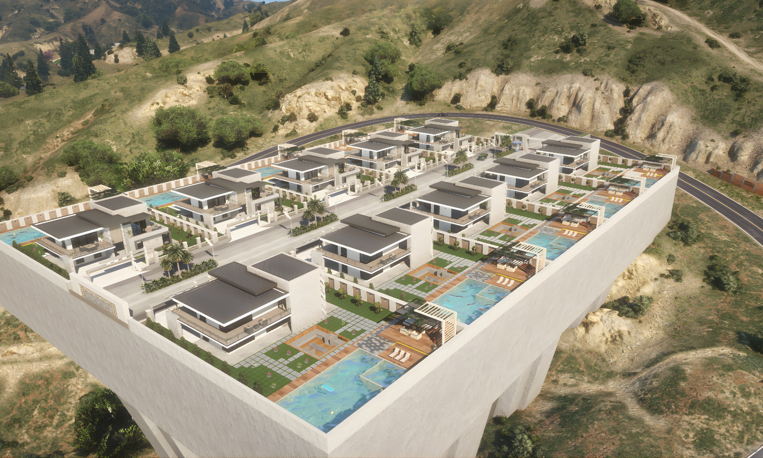 Vinewood Villa Site – 10 Luxury Villas MLO | FiveM Ready | Optimized for Roleplay Servers