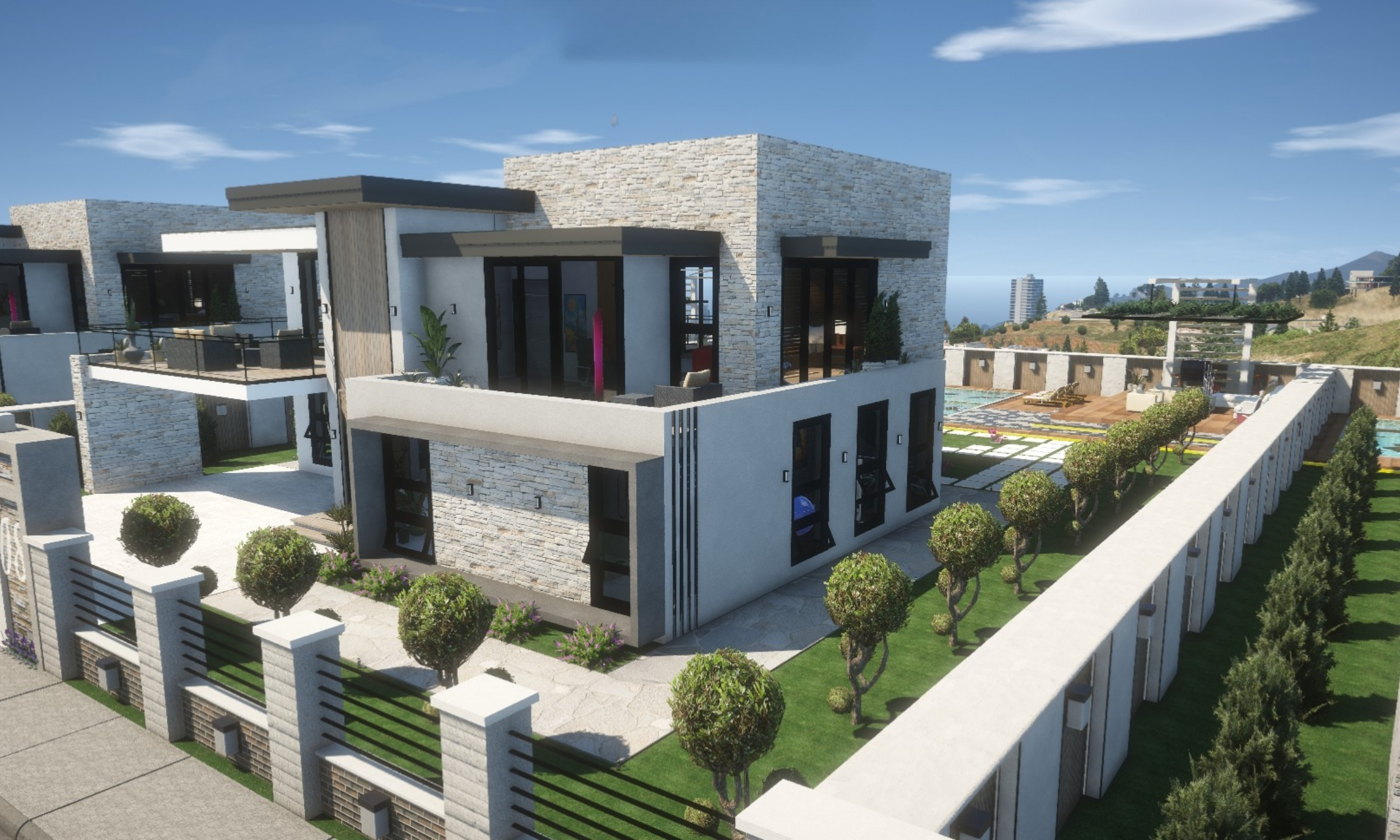 Vinewood Villa Site – 10 Luxury Villas MLO | FiveM Ready | Optimized for Roleplay Servers