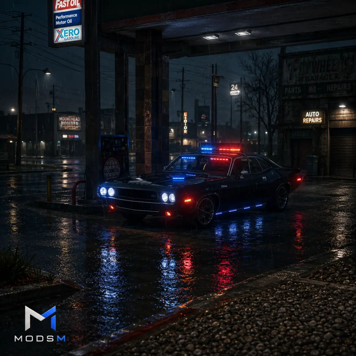 FiveM 1970 LEO Challenger Police Car | Classic Muscle Patrol Vehicle