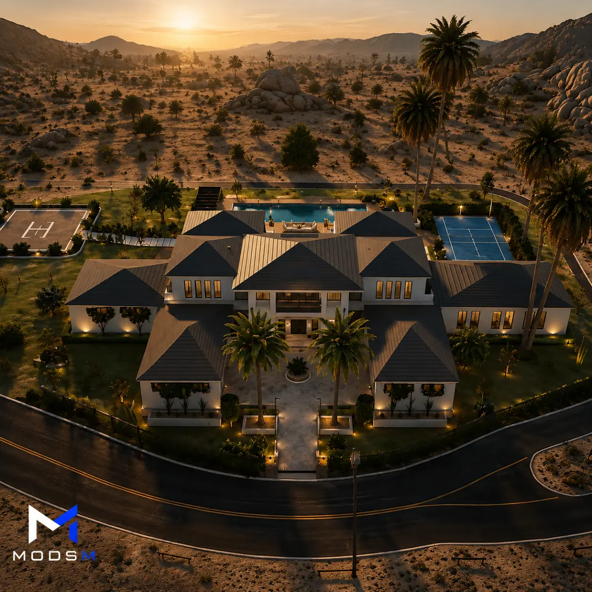 FiveM Desert Mansion MLO | Custom Luxury Villa Interior | High-End RP | FiveM Ready & Optimized